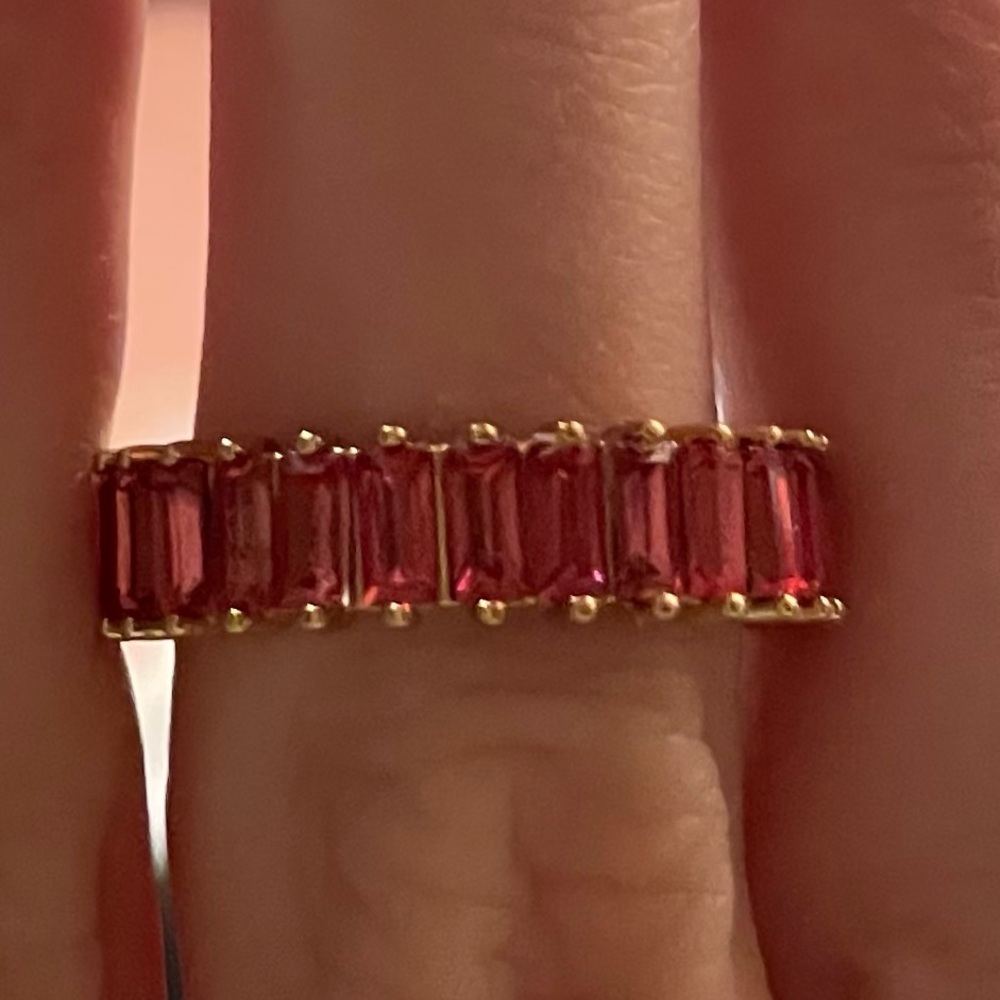 BaubleBar pink ring